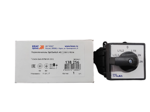 Переключатель кулачковый 4G10-66-U-R014 OptiSwitch для вольтметра с нулевым положением КЭАЗ