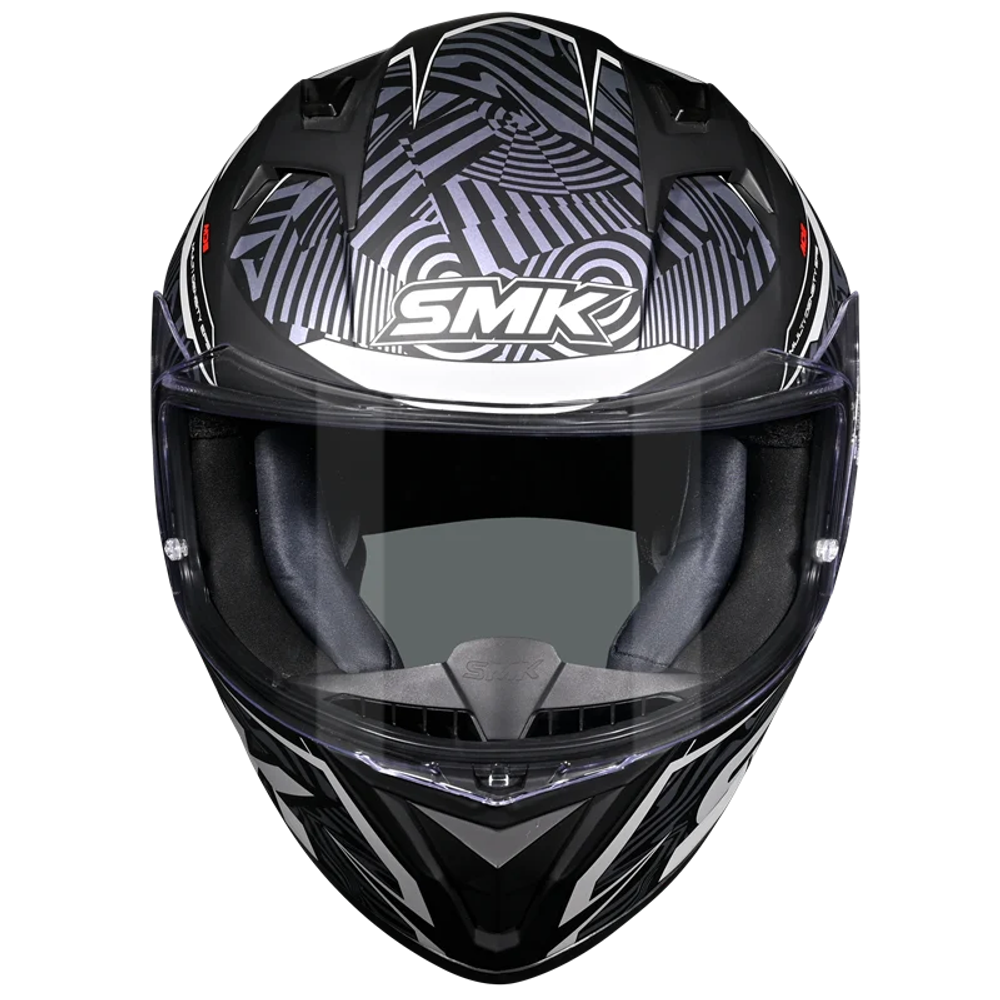 Шлем SMK STELLAR FURY, цвет черный/серый, матовый (L)