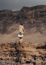 Сумка Polene Cyme EDITION BLACK CANVAS