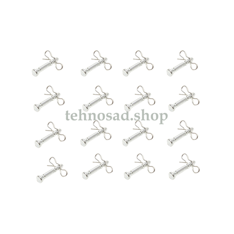 Комплект срезных болтов для снегоуборщика штифт 6 мм длина 41 мм 16 шт.