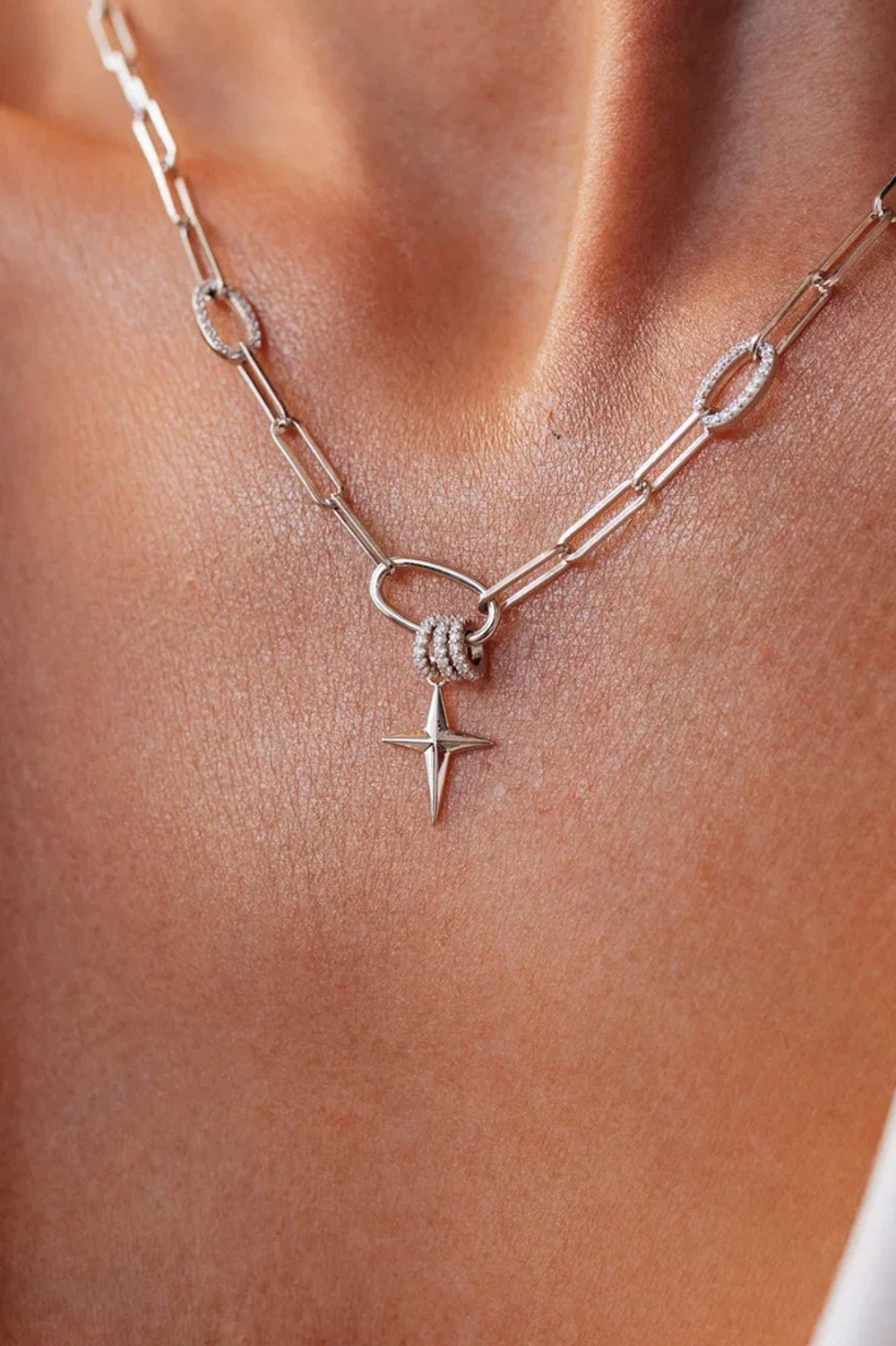 Колье "Блеск" с крупной цепью