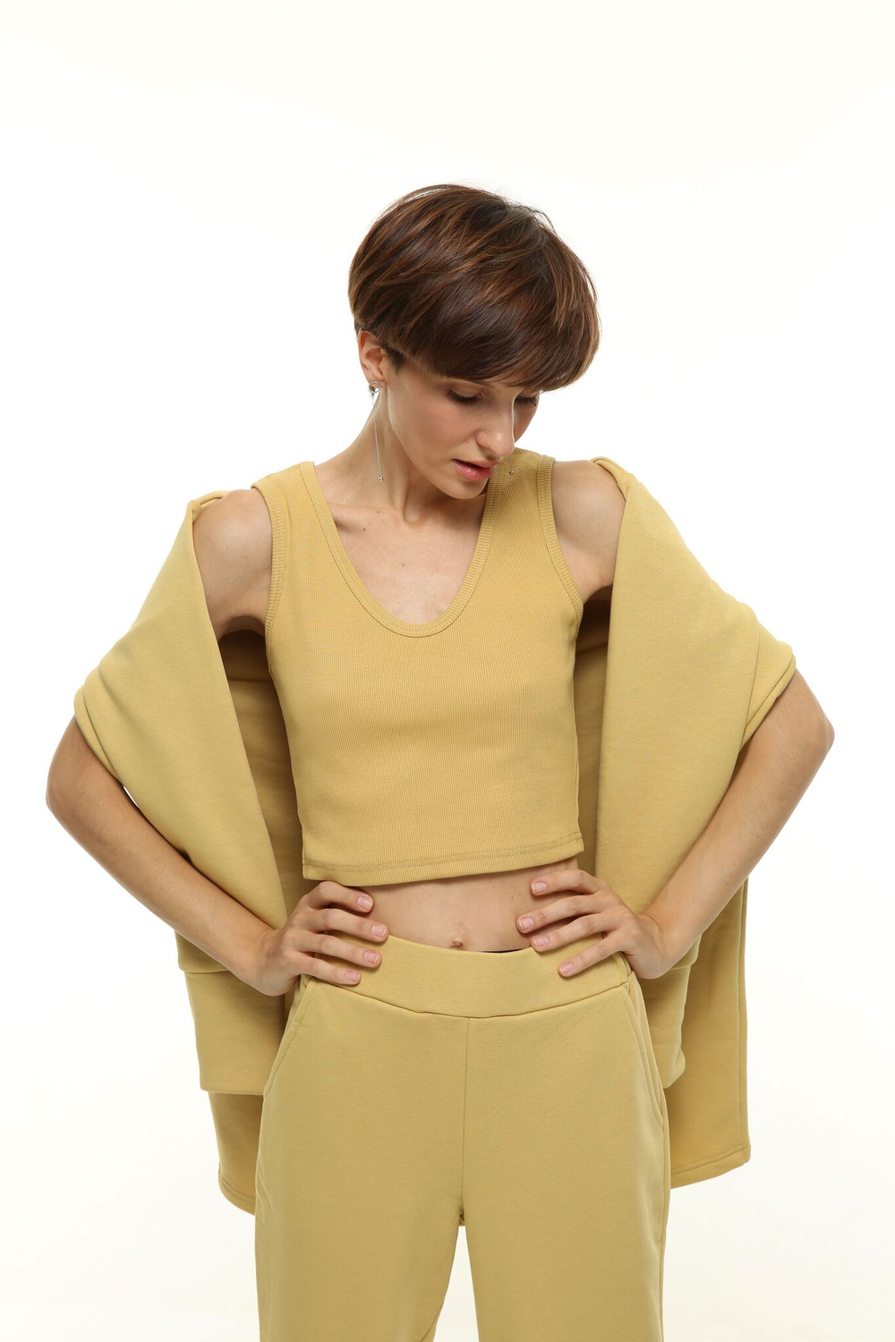 Майка укороченная