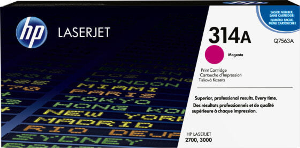 Картридж тонерный пурпурный 1 шт HP 314A Q7563A