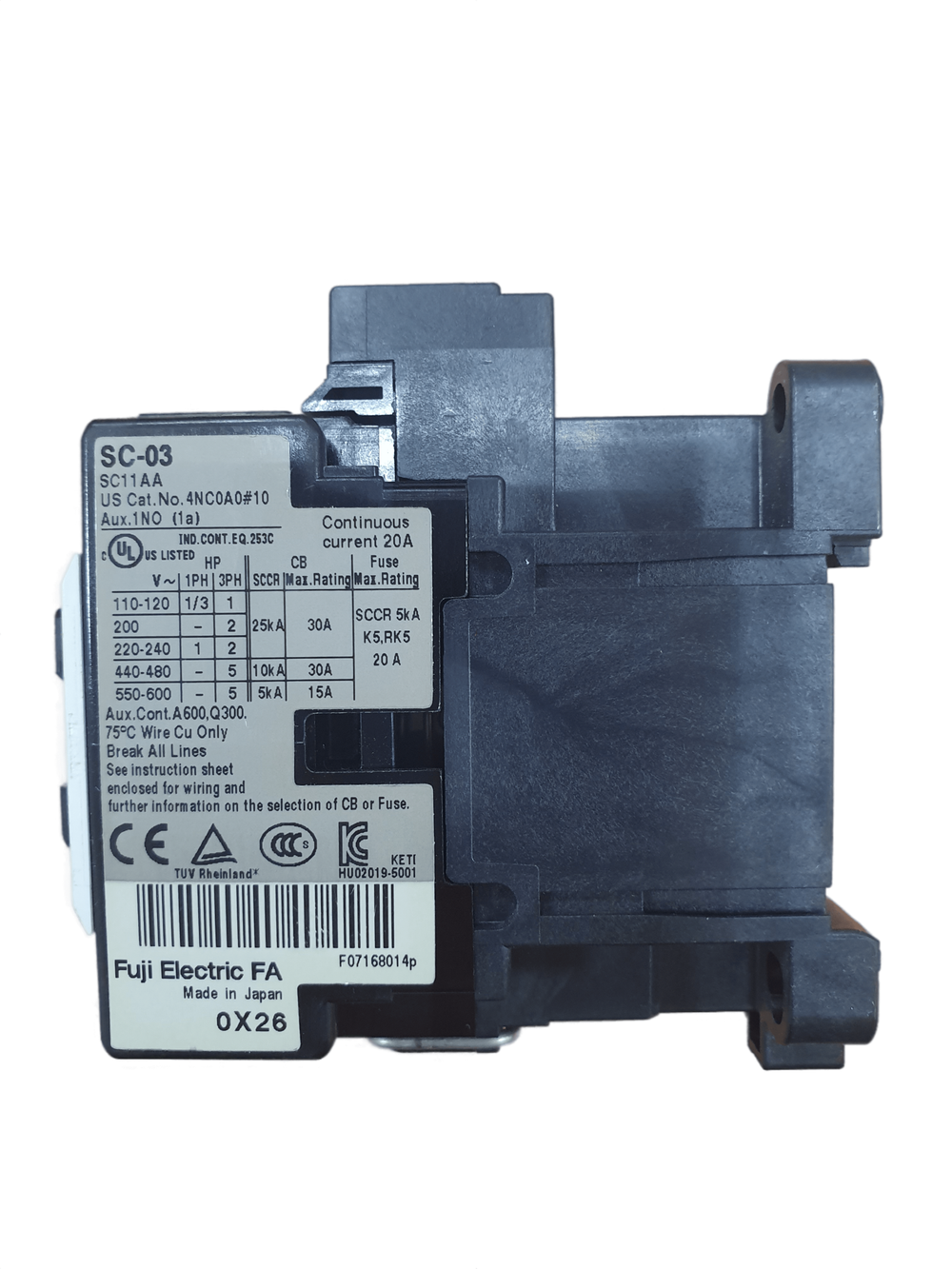 Контактор Fuji Electric SC-03 (11) 110V