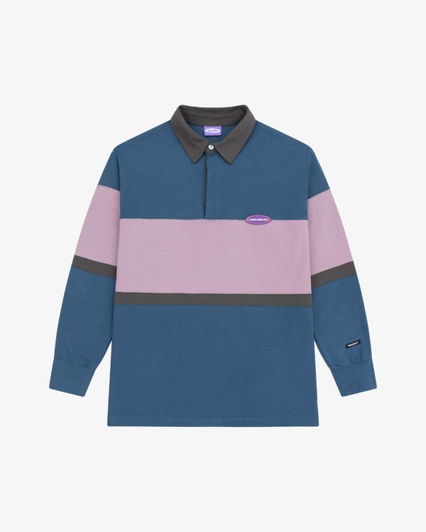 Лонгслив Rugby пыльно-синий - фото 1