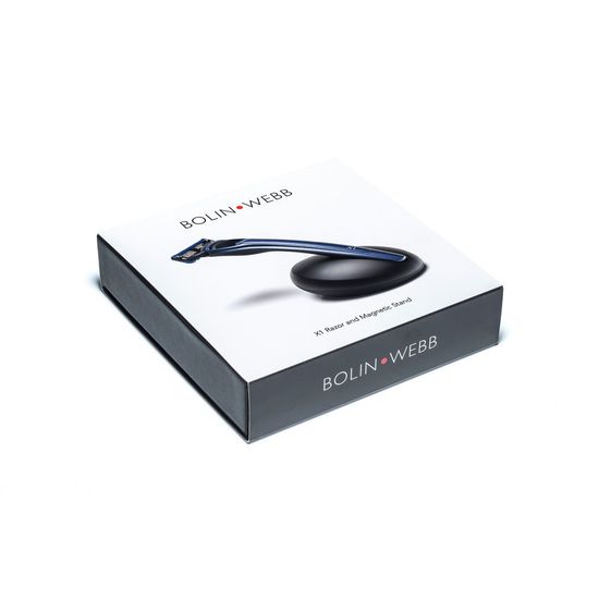 Набор Bolin Webb X1, бритва X1 синяя, подставка X1 черная