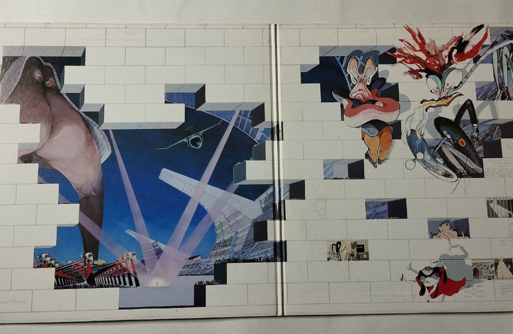 Винтажная виниловая пластинка LP Pink Floyd The Wall (Japan 1979) (No Obi) Goodbye Blue Sky