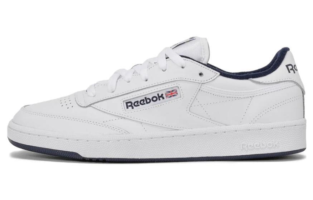 Reebok Club C 85 retro lightweight breathable low-top sneakers for men and women the same white