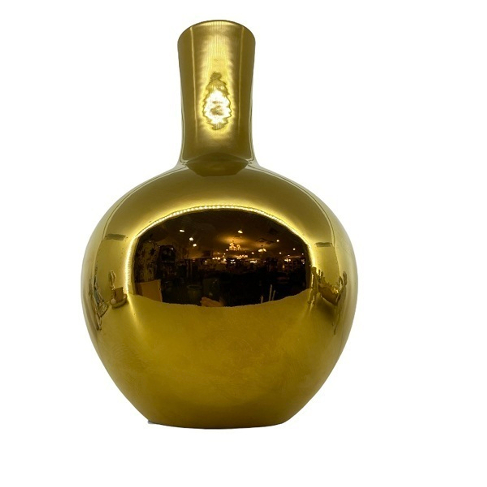 Ваза круглая 47 см [Арт. MET.001/OR]