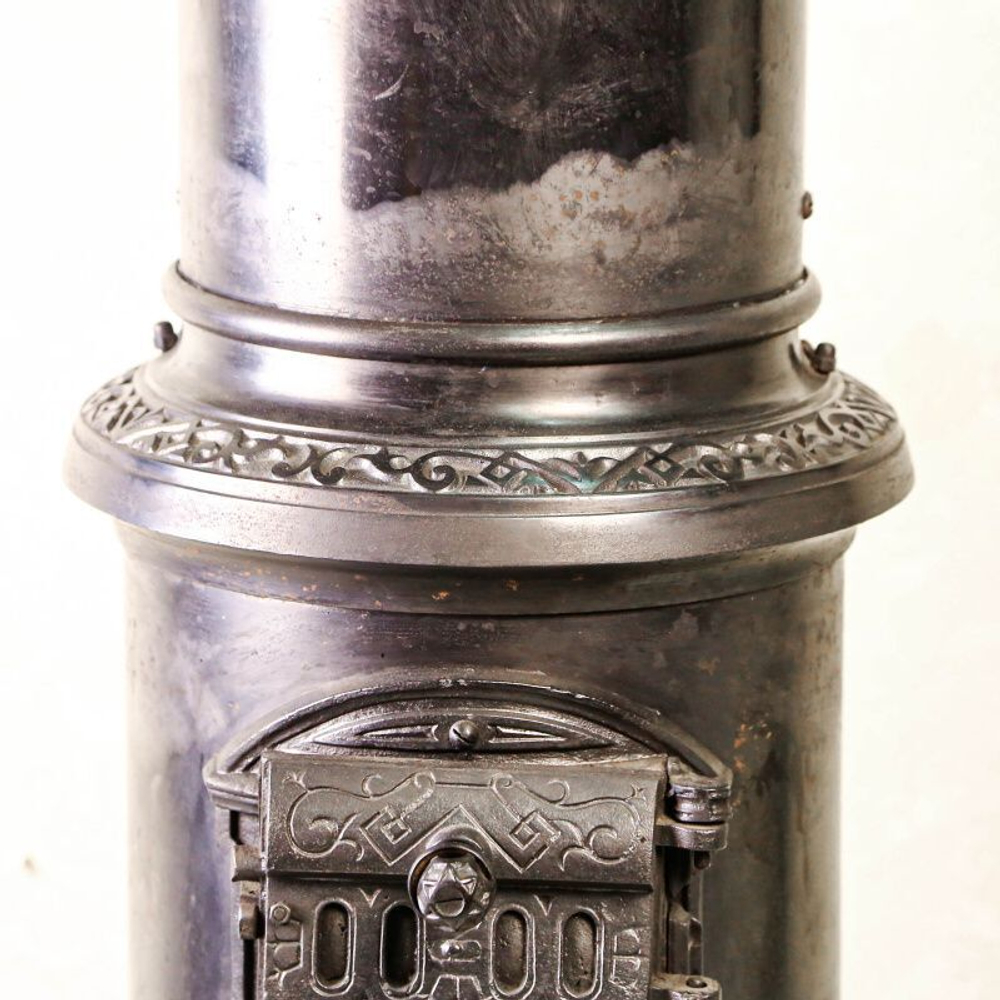 Высокая печь-буржуйка