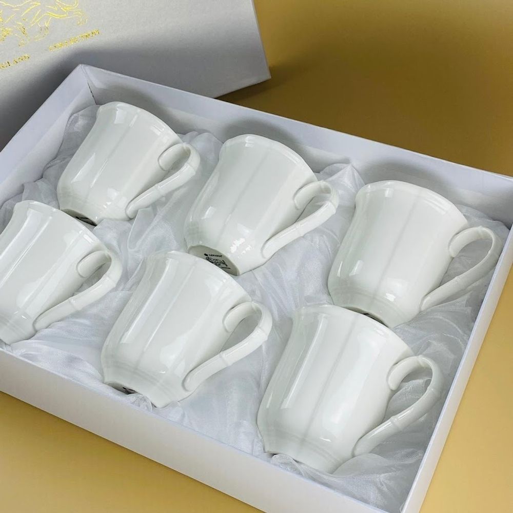 Lenardi 305-124 Набор из 6 кружек 330 мл в под.уп.(х6)Фарфор