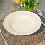 Тарелка 240мм глубокая форма Идиллия Без деколи 500мл