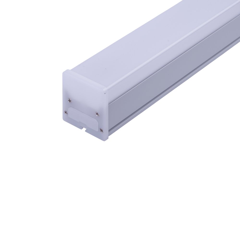 ULO-N10A-20W-4000K-L60 IP40 WHITE Светильник линейный светодиодный подвесной. Прямой. 60см. Белый свет 4000K. 2000Лм. Алюминий. Цвет белый. TM Uniel