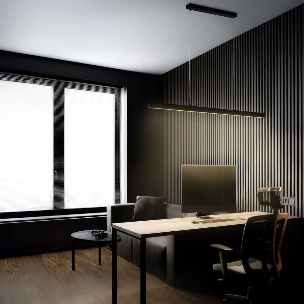 748357 Люстра SATURNO LED 36W 2800LM 25G ЧЕРНЫЙ 3000-6000K