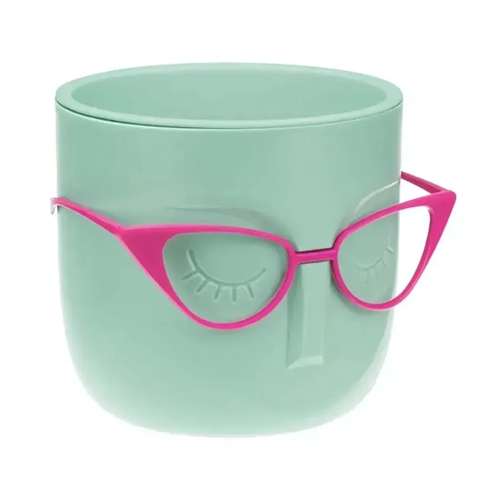 Кашпо МАРИ D115мм 0,65л со вставкой Фисташковый