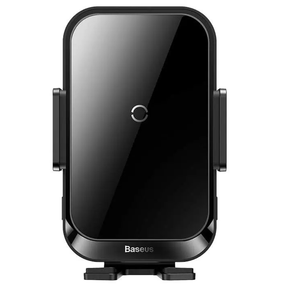 Автомобильный держатель Baseus Halo Electric с Беспроводной Зарядкой 15W-Черный