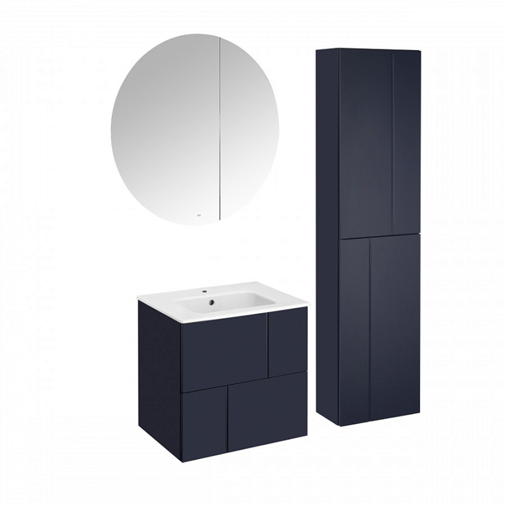 Шкаф-колонна Roca Pilar 1600 подвесной, универсальная ориентация, синий матовый (A857670521)