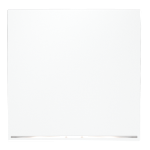 Клавиша для выключателя/переключателя одноклавишного с подсветкой, S70 (белый матовый)