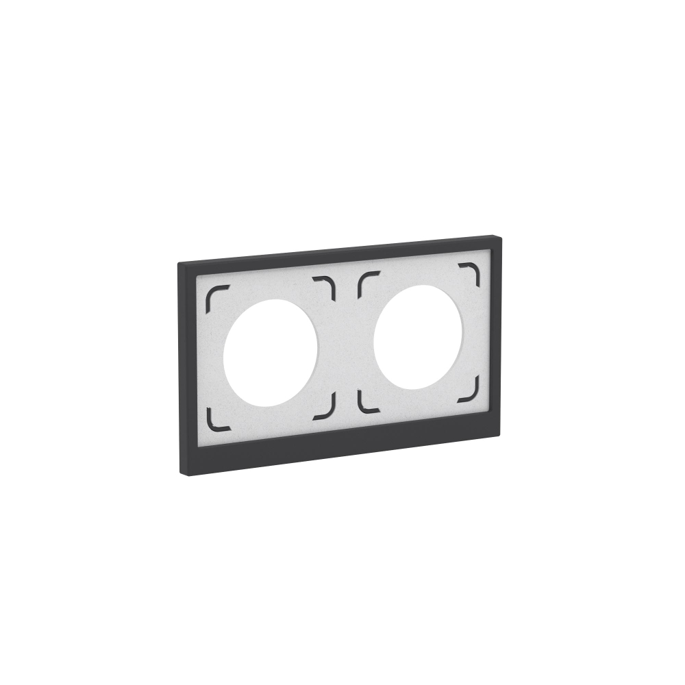 Рамка 2 поста IP44, KANT, ванильный марципан