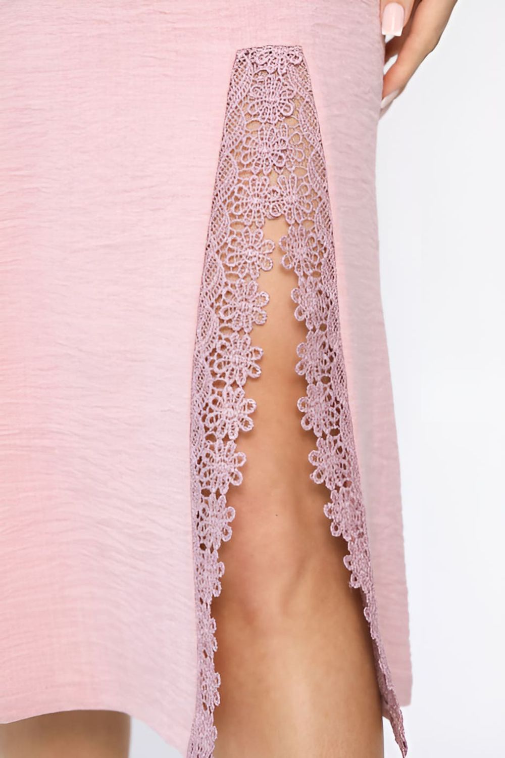 Платье Цветные кружева (пыльная роза) П13658-18М LT Collection