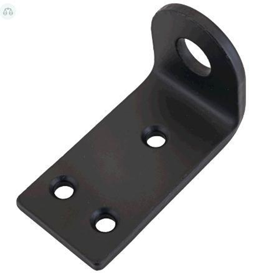 Проушина угловая 80*45*40 усиленная черная (толщ.5мм) Домарт / 9930