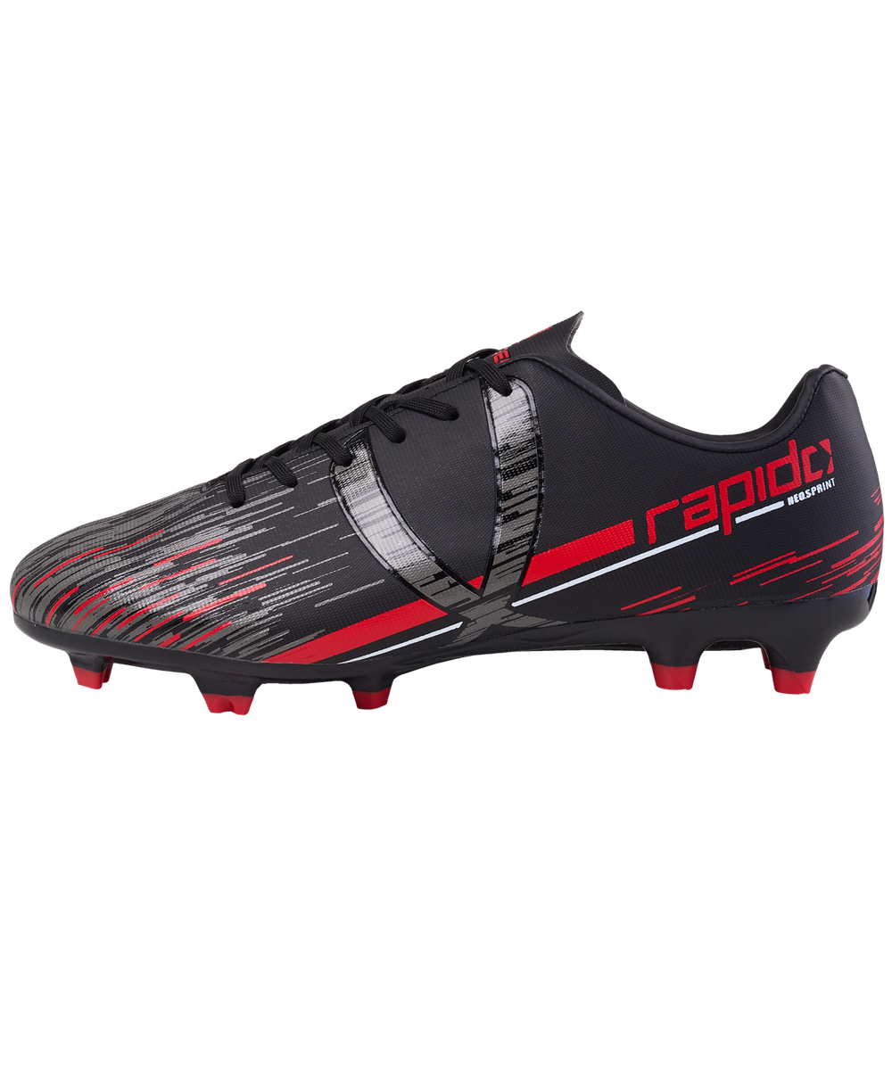 Бутсы футбольные Rapido FG Black/grey, детский