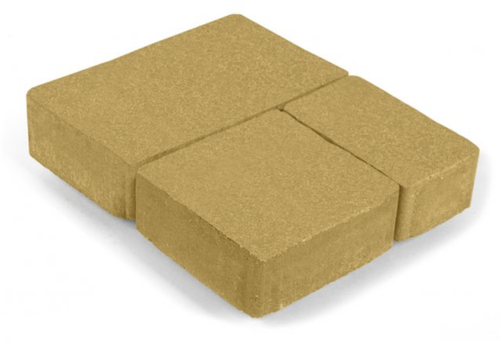 Брусчатка Новый город 4,0 (горчичная) вибропрессование