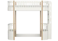 Кровать-чердак Classic (молочный)