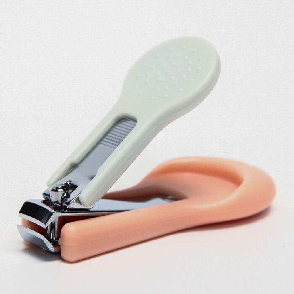 6996023 Детский маникюрный набор (ножницы, книпсер, пилка, пинцет), цвет розовый