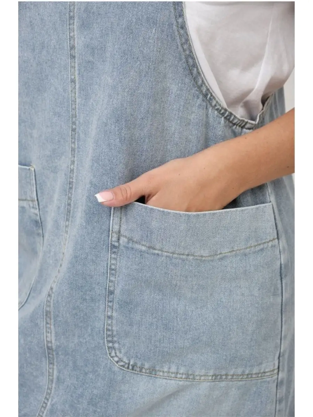 Джинсовый сарафан летний