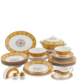 Pavone JK-180 Столовый сервиз 27 пр. на 6 перс. «Арабески» (Arabesca Yellow  )