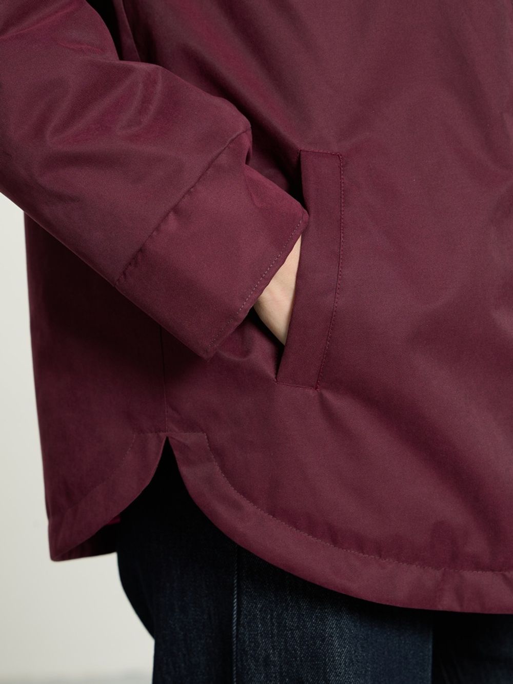 Куртка Бостон бордо утепленная