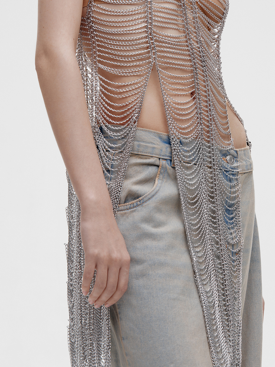 Платье с разрезами "ARCHIVE №6".