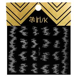 Irisk Наклейки Металлические палочки Серебро 01