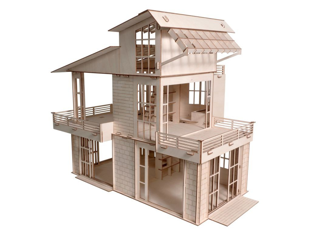 Кукольный дом из дерева Lemmo "Лофт"