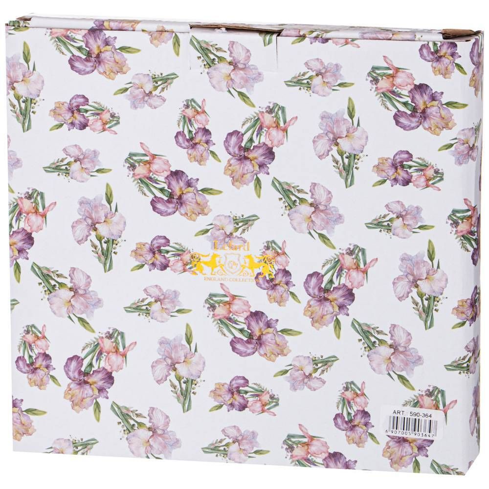 ТАРЕЛКА LEFARD "IRISES" В ФОРМЕ СЕРДЦА 21,5*2 СМ (КОР=48ШТ.)