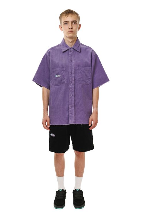 Рубашка YMKASHIX Velvet Leisure Фиолетовая