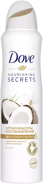 Dove Антиперспирант Nourishing Secrets Ритуал красоты Восстановление, спрей, 150 мл