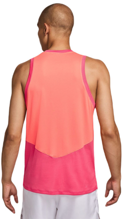 Мужская теннисная футболка Nike Court Slam Dri-Fit Tennis - Оранжевый