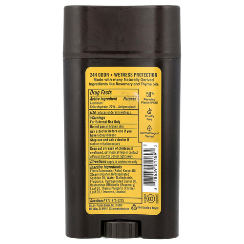 Every Man Jack, антиперспирант и дезодорант, сандаловое дерево, 73 г (2,6 унции)