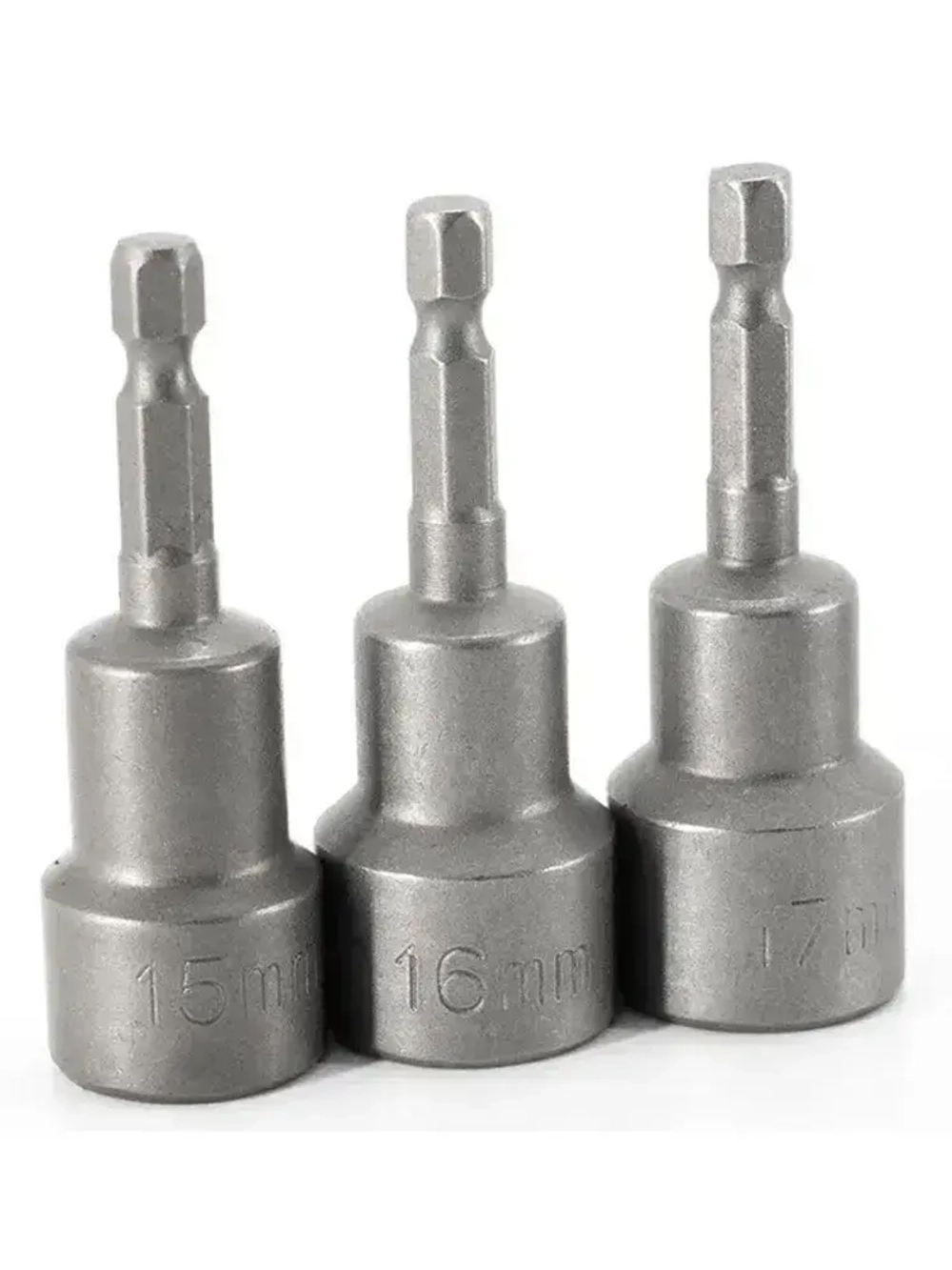 6-19 мм + телескопический эластичный рукав, Набор шестигранных магнитных сверл ,15 предметов (черная коробка)