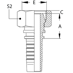 Фитинг DN 38 DK (Г) 52x2