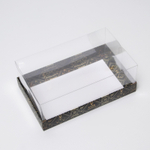 Коробка с прозрачным куполом «Gold», 22 х 8 х 13,5 см