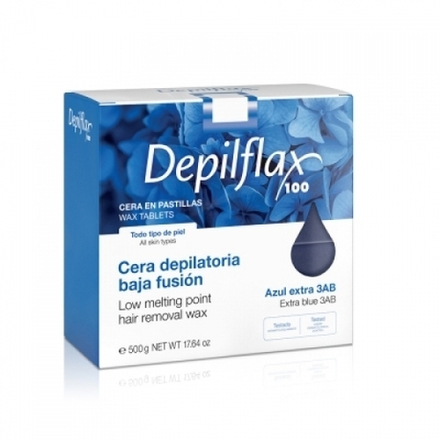Горячий воск для депиляции Depilflax «Азулен» (в брикетах), 0,5 кг