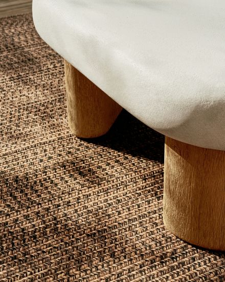 Журнальный столик Labra из цемента и акации 140 x 70 см