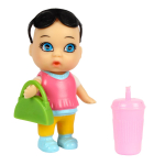 Куколка OLY в парике в чемоданчике на кодовом замке. Девочка 8см, арт.3381-1 ВВ3861 (Bondibon)