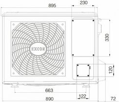 Настенный кондиционер Excon CR-01-0711