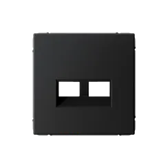 Накладка двойная ArtGallery для информационных функций типа Keystone карбон SE GAL001090