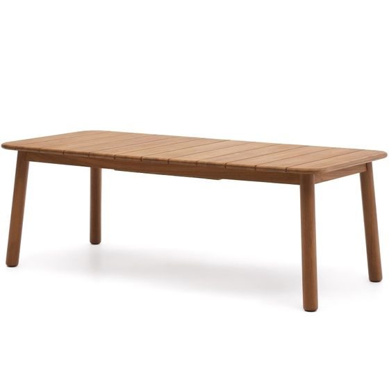 Раздвижной стол Turqueta из массива тика, 220-294x100 см