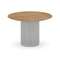 Felto Стол переговорный круглый D=1200мм PR.C.SPRG-006.M Дуб Светлый/Металл Серый/Зимний Лес 1200*12